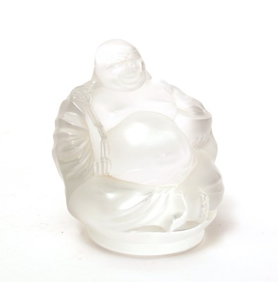 Lot 531 - Modern Lalique Buddha
