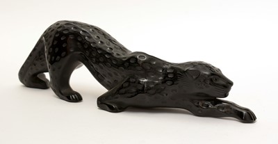 Lot 535 - Modern Lalique Zeila Panther in black