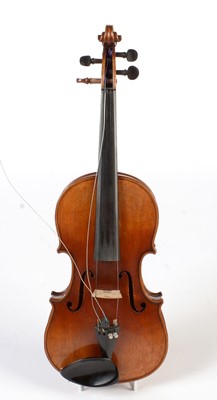 Lot 27 - Dresden violin, bow and case