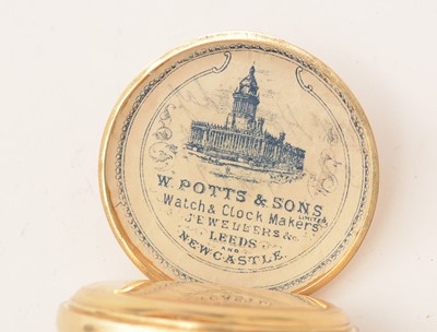 Lot 348 - A Victorian 18ct yellow gold cased open faced pocket watch