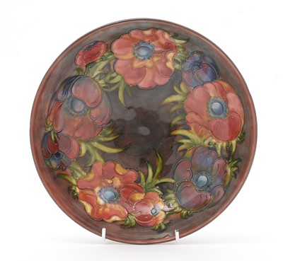 Lot 361 - Moorcroft flambe Anemone bowl