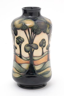 Lot 492 - Moorcroft Tribute to trees vase by Sian Leeper.