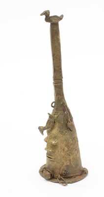 Lot 935 - A bell for the cult of Ogun, probably Ijebu group, Yoruba