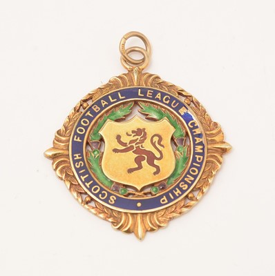 Lot 1182 - Scottish Football League Championship Gold Medal, 1965/66