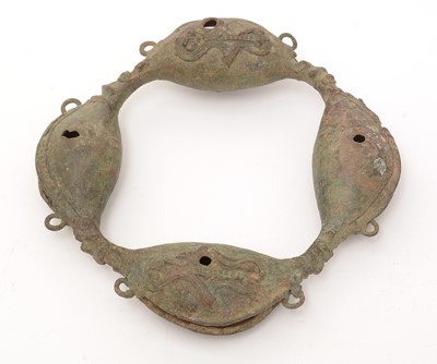 Lot 938 - A ceremonial anklet, Ijebu group.