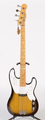 Lot 54 - Signed Fender Sting model Bass Guitar