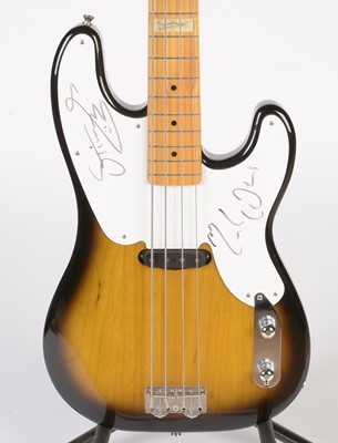 Lot 54 - Signed Fender Sting model Bass Guitar