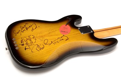 Lot 54 - Signed Fender Sting model Bass Guitar
