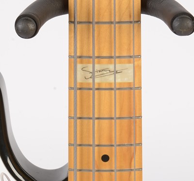 Lot 54 - Signed Fender Sting model Bass Guitar