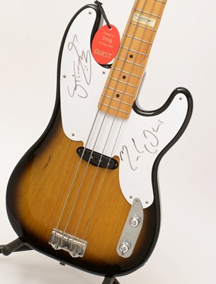 Lot 54 - Signed Fender Sting model Bass Guitar
