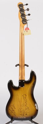 Lot 54 - Signed Fender Sting model Bass Guitar