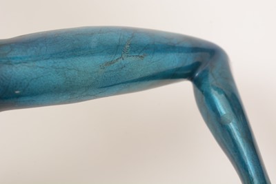 Lot 540 - Tim Cotterill (Frogman) enamelled bronze sculpture