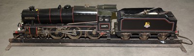 Lot 1130 - A 1-gauge scratch-built locomotive and tender, live steam.