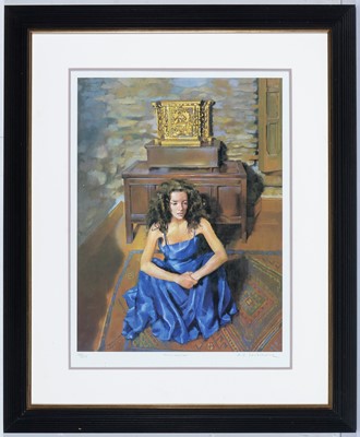 Lot 13 - Robert Lenkiewicz - Anna Seated | limited-edition photolithograph