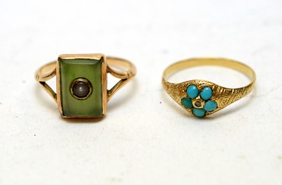 Lot 183 - Two rings