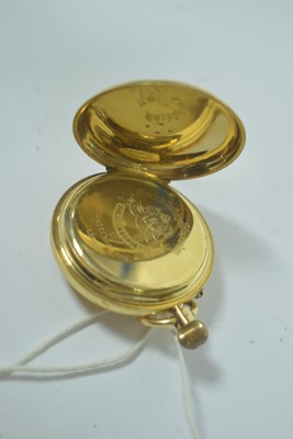 Lot 376 - An 18ct yellow gold cased hunter pocket watch, by Sir John Bennett