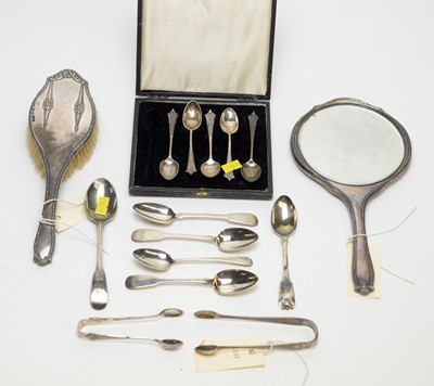 Lot 161 - A selection of silver items