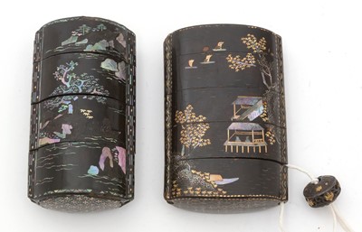 Lot 189A - Two Japanese inro and an ojime