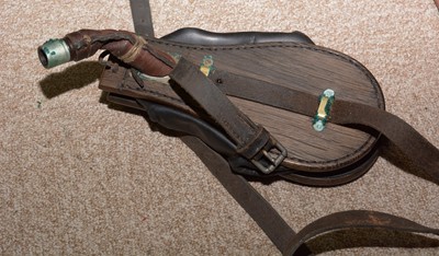Lot 10 - Cased set of Northumbrian small pipes.
