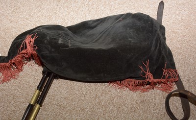 Lot 10 - Cased set of Northumbrian small pipes.
