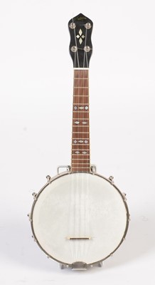 Lot 42 - A Gordon Markendale UB-3 style Ukulele Banjo cased