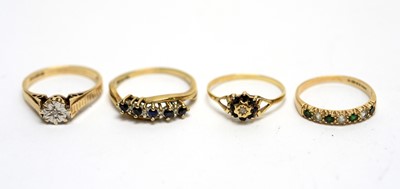 Lot 167 - A selection of rings