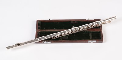 Lot 6 - Gemeinhardt 2ESH silver and plated flute cased