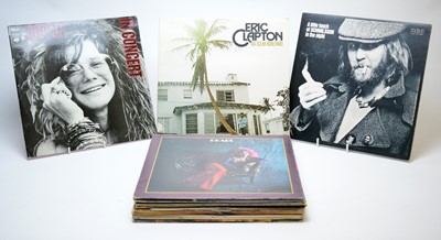Lot 205 - 16 Mixed rock LPs