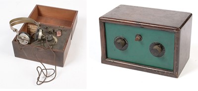 Lot 117 - BSA Radio receiver, a Cat's whisker radio receiver