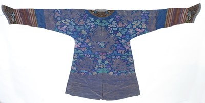 Lot 745 - A Qing Dynasty Chinese 'Twelve Symbol' dragon robe