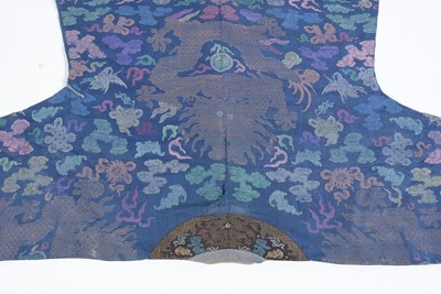 Lot 745 - A Qing Dynasty Chinese 'Twelve Symbol' dragon robe