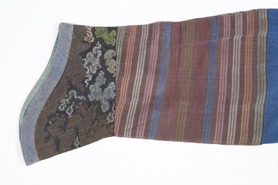 Lot 745 - A Qing Dynasty Chinese 'Twelve Symbol' dragon robe