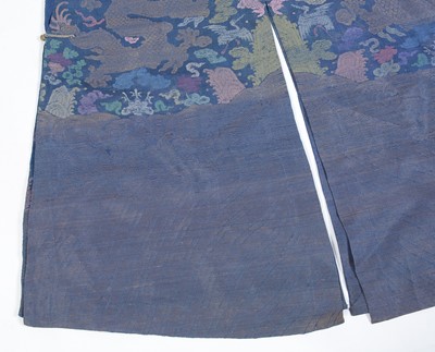 Lot 745 - A Qing Dynasty Chinese 'Twelve Symbol' dragon robe
