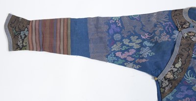 Lot 745 - A Qing Dynasty Chinese 'Twelve Symbol' dragon robe