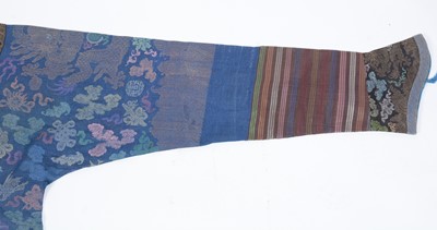 Lot 745 - A Qing Dynasty Chinese 'Twelve Symbol' dragon robe