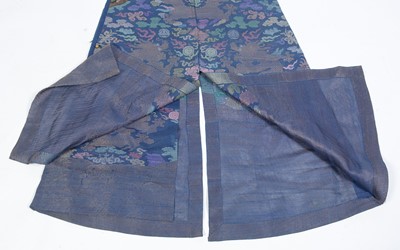 Lot 745 - A Qing Dynasty Chinese 'Twelve Symbol' dragon robe