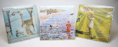 Lot 278 - 3 Genesis LPs on the pink scroll labels