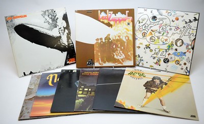 Lot 238 - 9 rock LPs