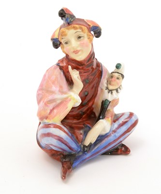 Lot 767 - Royal Doulton figure Lady Jester HN1285