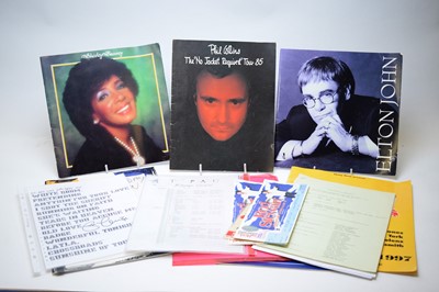 Lot 162 - Music tour memorabilia