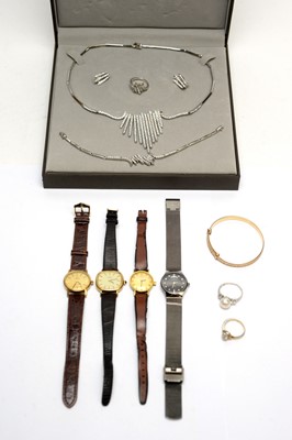 Lot 215 - Ladies watches and jewellery.
