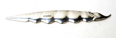 Lot 631 - An Asprey & Co. silver letter opener, by Asprey & Co