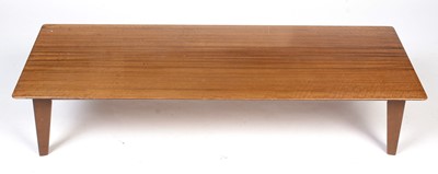 Lot 398 - Vanson: a 1960's teak low coffee table.
