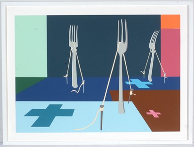 Lot 545 - Nick Banks - cut paper