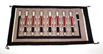 Lot 905 - Karen Yazzie, Navajo, Native American: a ceremonial rug