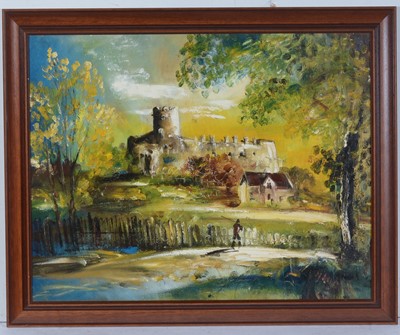 Lot 275 - Antoni Sulek - The Castle | oil