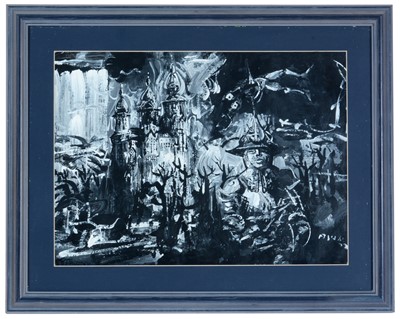 Lot 727 - Antoni Sulek - Warriors Last Breath | oil