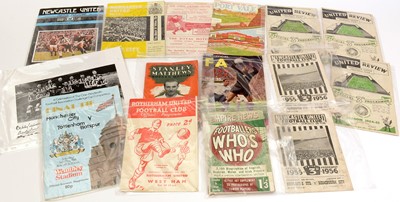 Lot 1147 - Football programmes 1950s and later