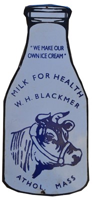 Lot 727 - W.H. Blackmer enamel advertising sign
