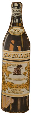 Lot 759 - Castillon enamel advertising sign
